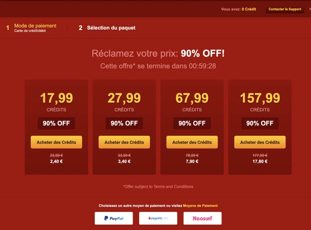live-jasmin-tarifs